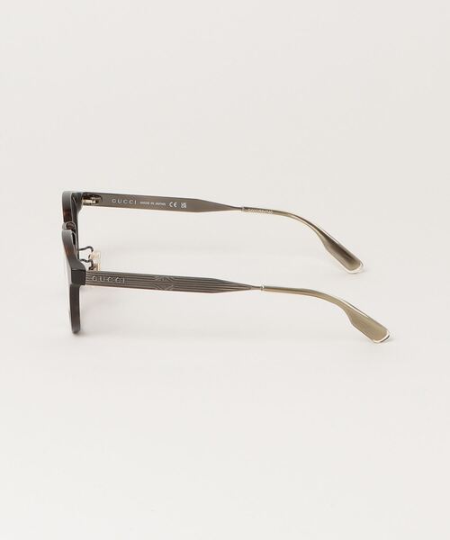 伊達メガネ メガネ 眼鏡 「GUCCI/グッチ」ラウンド メガネ GG1743OJ 003 レディース メンズの画像