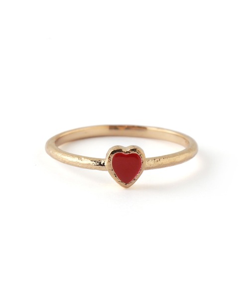 U‼️♡SIENA ROSE♡K10YG大人女子ピアス♡RED HEART♡ ハートピアスルージュレッド | SIENA ROSE（Women）/シエナロゼ