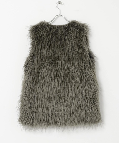 ITEMS URBANRESEARCH ベスト ジレ フェイクファーベスト