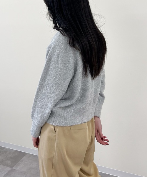 ニット セーター ラメニット レディース Dewlily ニット セーター ラメニットセーター レディース