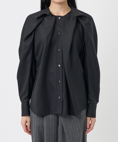 ブラウス シャツ 「support surface/サポートサーフェス」GATHER SLEEVE BLOUSE/ギャザースリーブブラウス レディース support surface/サポートサーフェス】GATHER SLEEVE BLOUSE