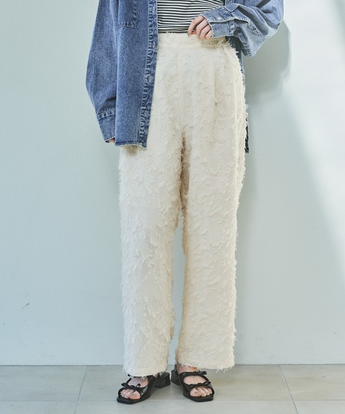 LAKOLE（ラコレ） パンツ カットジャガードパンツ / 290719 レディース