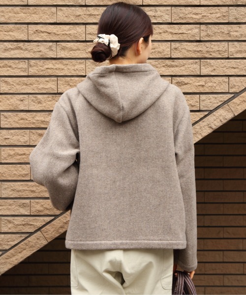 Danton（ダントン） ジップアップブルゾン 38 ネイビー レディース