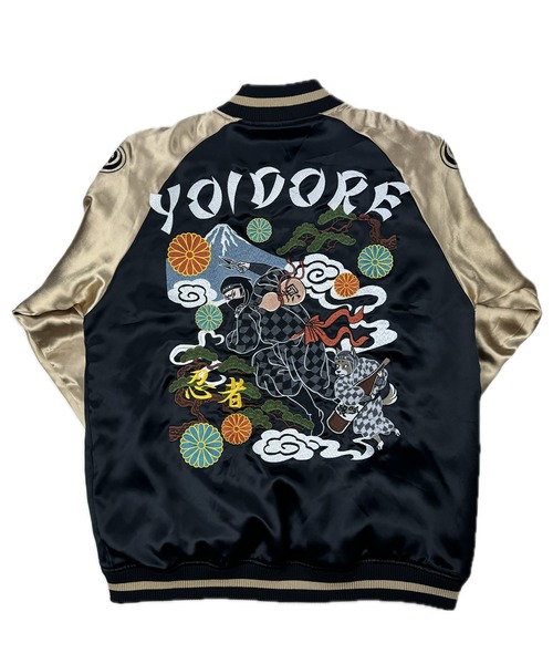 JACKROSE（ジャックローズ） スカジャン YOIDORE 忍者と刀 スカジャン