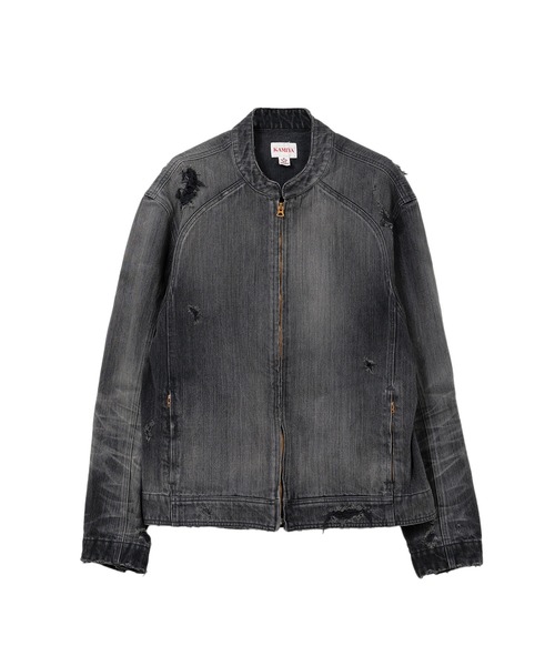 KAMIYA ジャケット テーラードジャケット Denim Biker Jacket メンズ