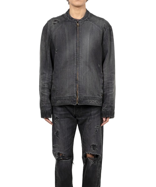 KAMIYA ジャケット テーラードジャケット Denim Biker Jacket メンズ