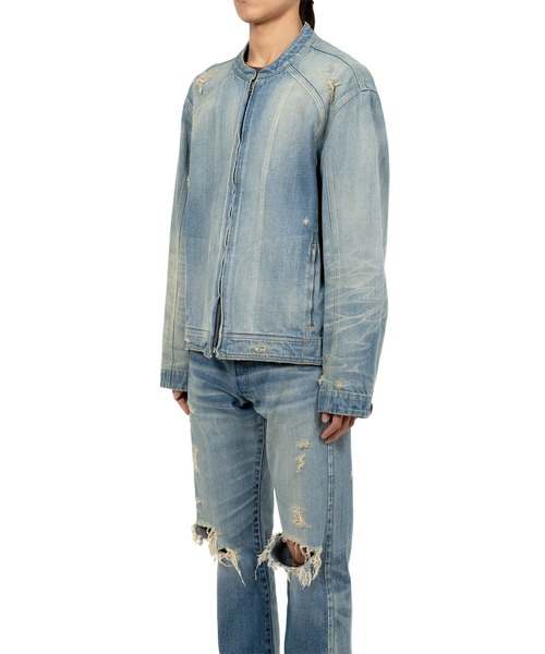 KAMIYA ジャケット テーラードジャケット Denim Biker Jacket メンズ