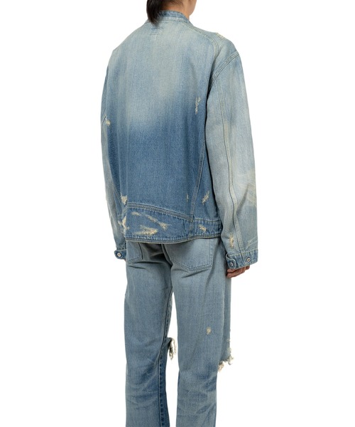 KAMIYA ジャケット テーラードジャケット Denim Biker Jacket メンズ