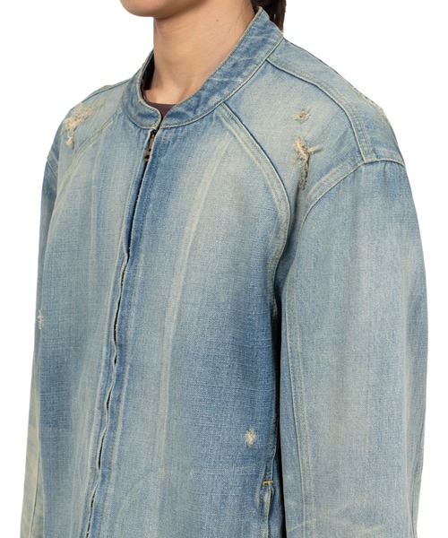 KAMIYA ジャケット テーラードジャケット Denim Biker Jacket メンズ