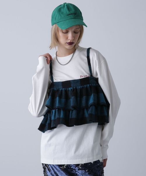 【ROSE BUD】ワッフルチェックビスチェ ROSE BUD ワッフルチェックビスチェ レディース : ZOZOTOWN
