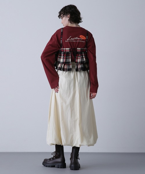 【ROSE BUD】ワッフルチェックビスチェ ROSE BUD ワッフルチェックビスチェ レディース : ZOZOTOWN