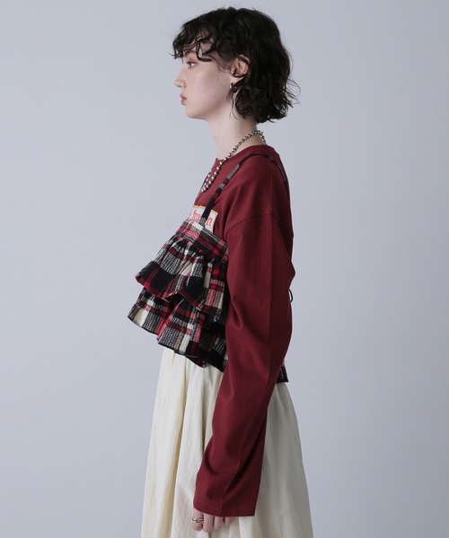 ROSE BUD（ローズバッド） ワッフルチェックビスチェ レディース