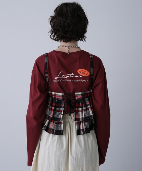 ROSE BUD（ローズバッド） ワッフルチェックビスチェ レディース