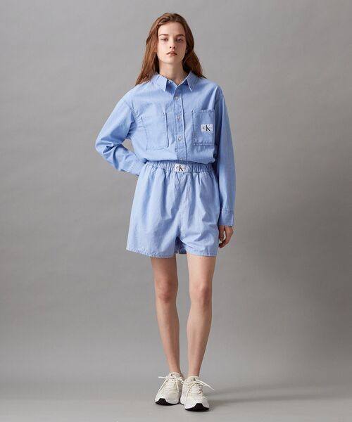 Calvin Klein パンツ デニムボクサー ショートパンツ レディース