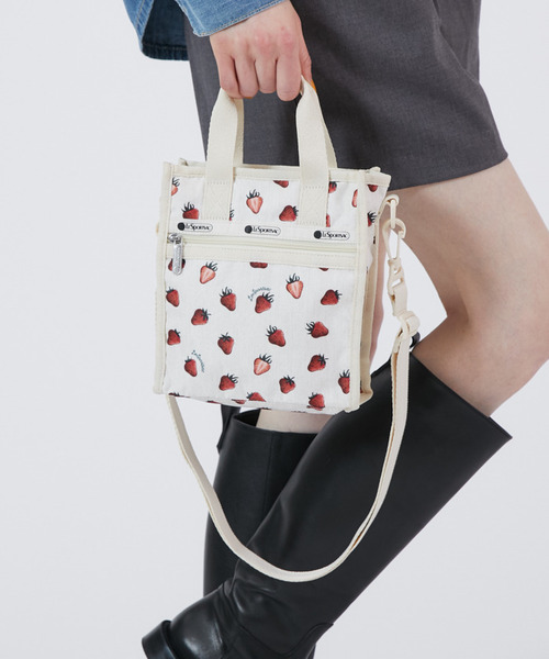 ■LeSportsac■MINI TOTE ビタースウィートベリー MINI N/S TOTEビタースウィートベリー（トートバッグ