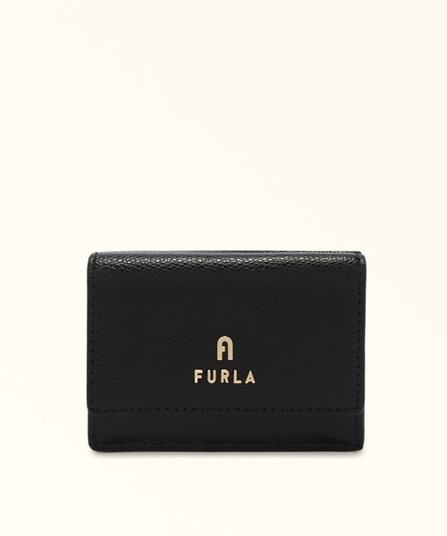 【美品】FURLA 三つ折り財布 FURLA（フルラ） 財布 カメリア (Furla Camelia) コンパクト三つ折り