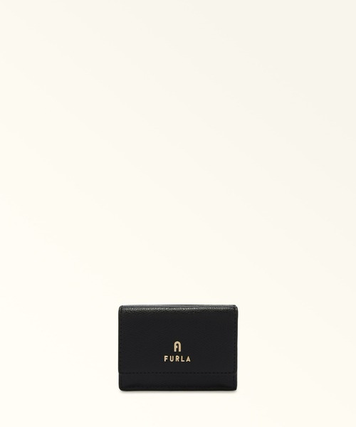 フルラ FURLA Camelia カメリア 三つ折り財布 レザー ロゴ金具 黒 FURLA（フルラ） 三つ折り財布 CAMELIA カメリア WP00454 ARE000
