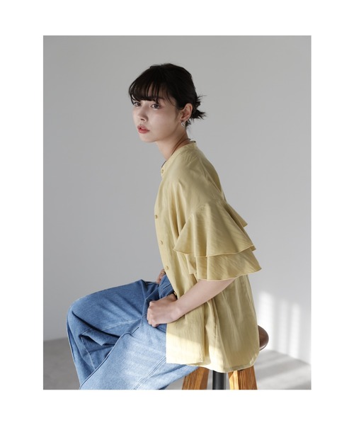 SOTT ブラウス シャツ Layered frill shirt レイヤードフリル