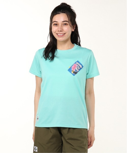 CHUMS チャムス 半袖 Tシャツ レディース アイスグラフィックTシャツ UVケア CH11-2536 CHUMS tシャツ CHUMS/チャムス アイスグラフィックTシャツ/UV