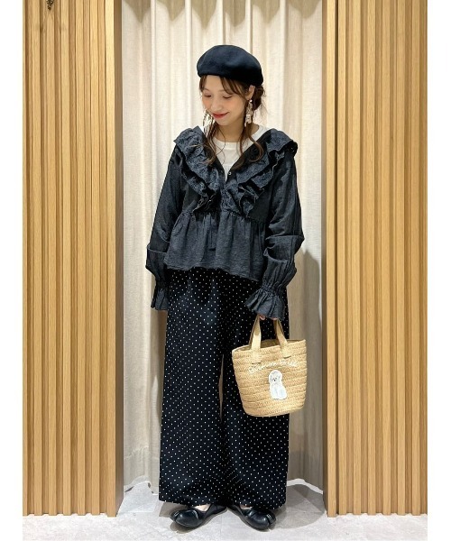 BANSAN ブラウス　刺繍　2way BANSAN ブラウス 刺繍 2way