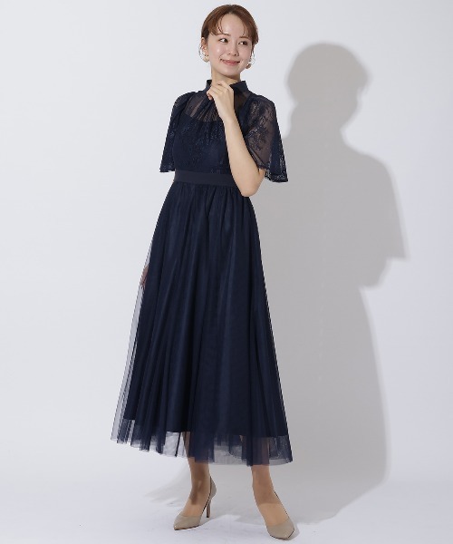 AND COUTURE（アンドクチュール） ドレス コードチュール刺しゅうフレ