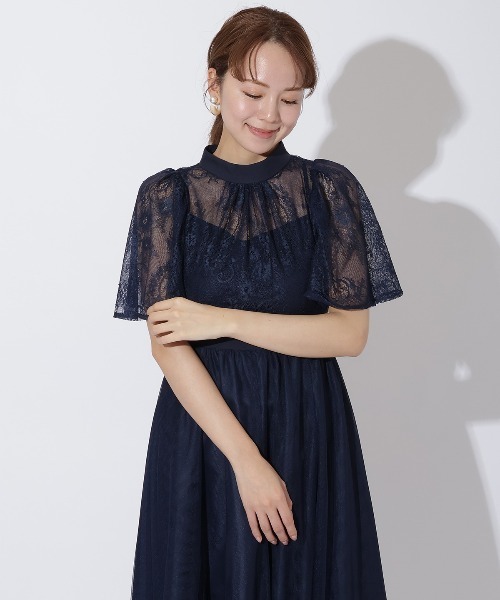 AND COUTURE（アンドクチュール） ドレス コードチュール刺しゅうフレ