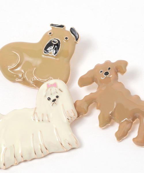 aprosio&coアプロジオ・大型犬ブローチ・未使用品 aprosio&co