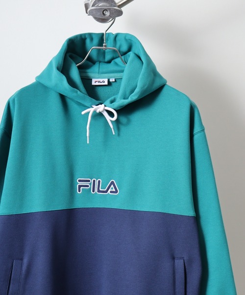 FILA（フィラ） パーカー FILA HOOD バイカラー プルオーバーパーカー