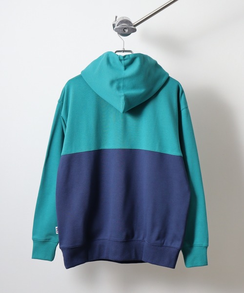 FILA パーカー HOOD バイカラー プルオーバーパーカー フーディ