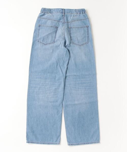 【人気☆upper hights】青　裾切りっぱなし　デニムパンツ　サイズ23 人気☆upper hights】青 裾切りっぱなし デニムパンツ サイズ23