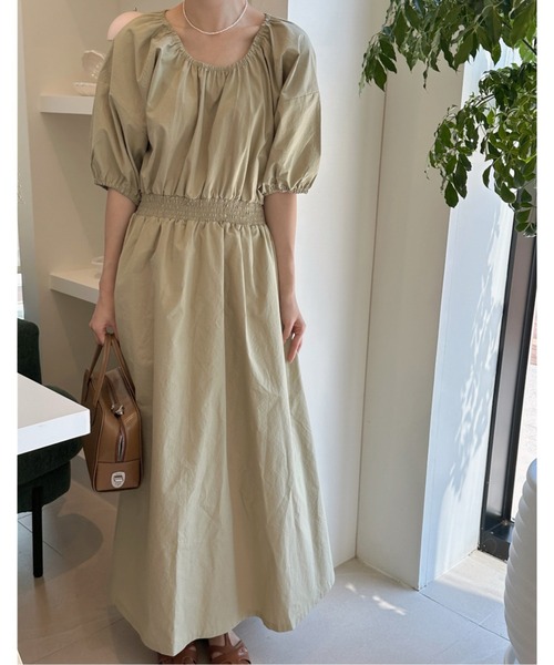 ワンピース シャーリングパフワンピース : ZOZOTOWN Yahoo!店