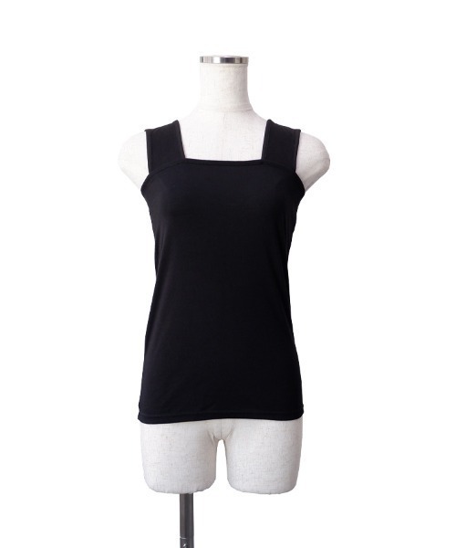 CLOTHY タンクトップ ノースリーブ 「ブラ紐をしっかりカバー！」ブラ