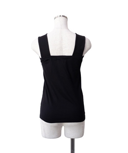 CLOTHY タンクトップ ノースリーブ 「ブラ紐をしっかりカバー！」ブラ