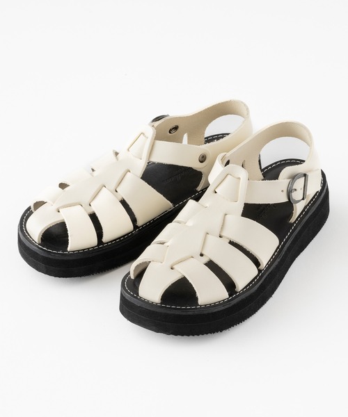厚底 サンダル Organic handloom / “GURKHA PLATFORM” サンダル レディース