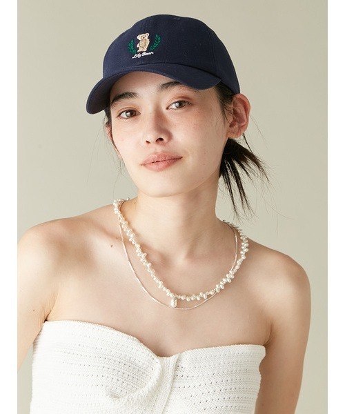 LILY BROWN 帽子 ハット 「WEB限定カラー」Lily Bearキャップ