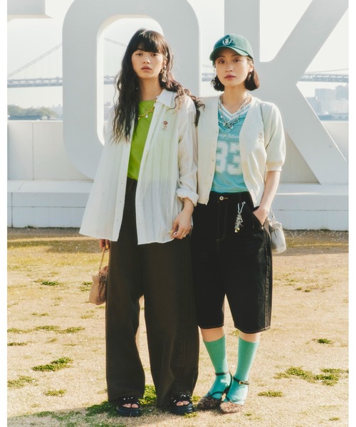 [新品未使用]♡Lily Brown キャップ♡ブルー Lily Brownキャップ ネイビー