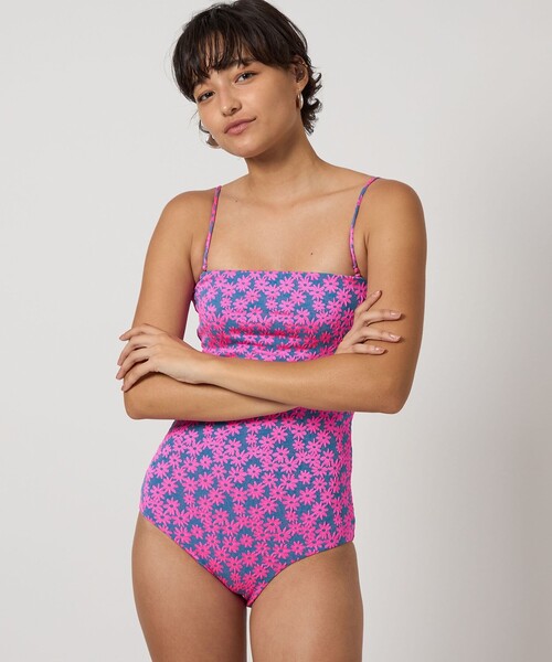 Lepidos レピドス♡ジャガードフラワー ワンピース Lepidos 水着 「Lepidos」ジャガードフラワー ワンピース