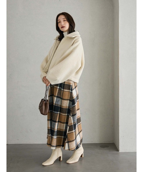 「fifth」 ジップアップブルゾン M アイボリー レディース_画像9