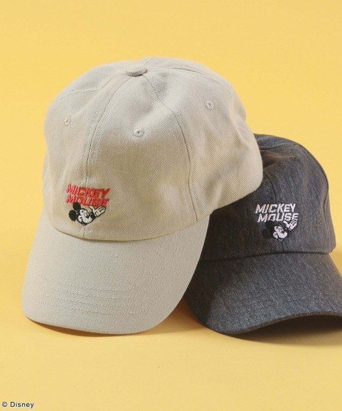 GLOBAL WORK キャップ 帽子 MICKEY/刺繍CAP/492642 レディース