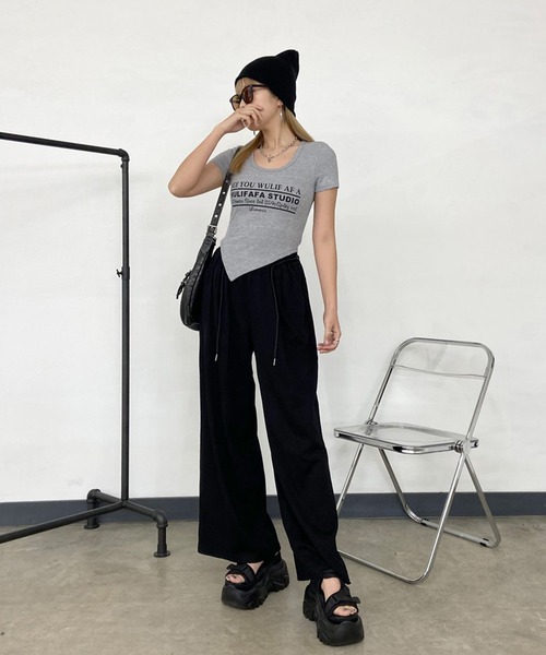 non-hedge（ノンヘッジ） セットアップ オフショルトップスワイド