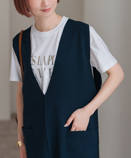 Spick＆Span（スピック アンド スパン） tシャツ 「追加」箔ロゴ