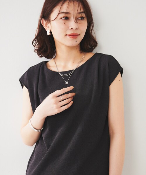 UNTITLED tシャツ 「ジャージ素材」インナードッキングシアー