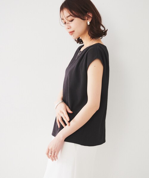 UNTITLED tシャツ 「ジャージ素材」インナードッキングシアー