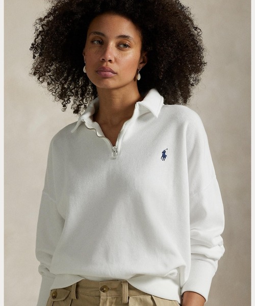 POLO RALPH LAUREN ライトウェイト フリース クォータージップ