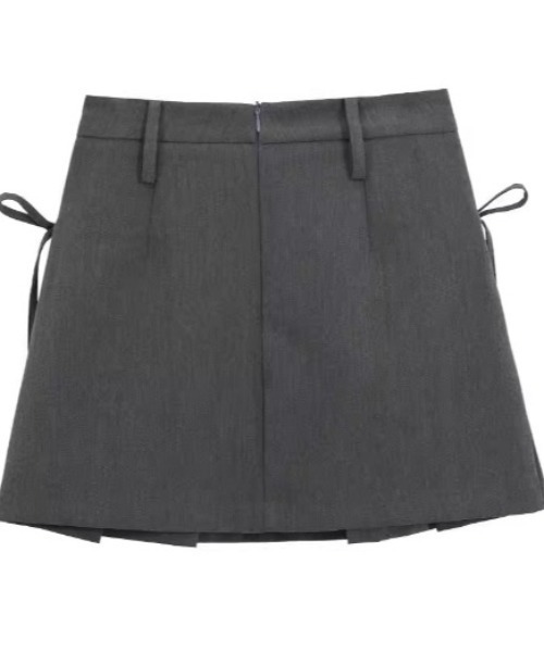 Per sist ence（パーシエンス） スカート サイドリボンプリーツミニ