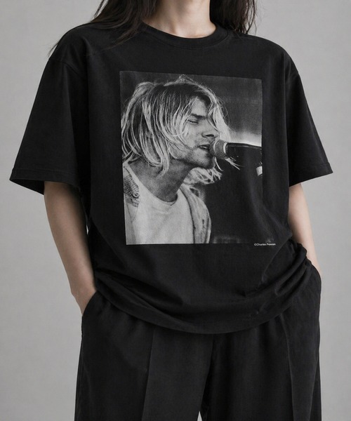 tシャツ Photo Tee Kurt Cobain2 メンズ レディース : ZOZOTOWN Yahoo