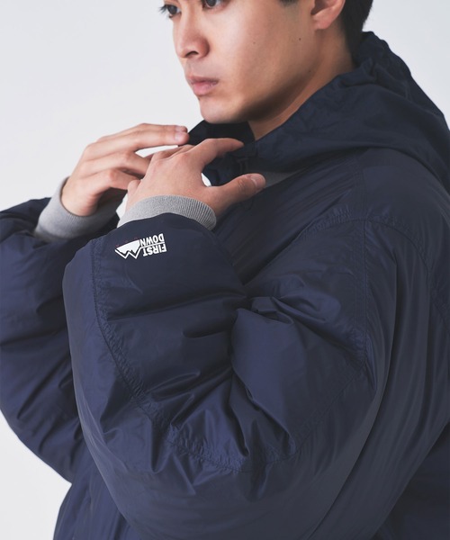 FIRST DOWN（ファーストダウン） ダウンジャケット L ネイビー メンズ