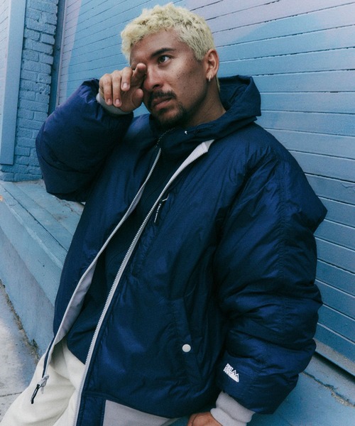 FIRST DOWN（ファーストダウン） ダウンジャケット L ネイビー メンズ