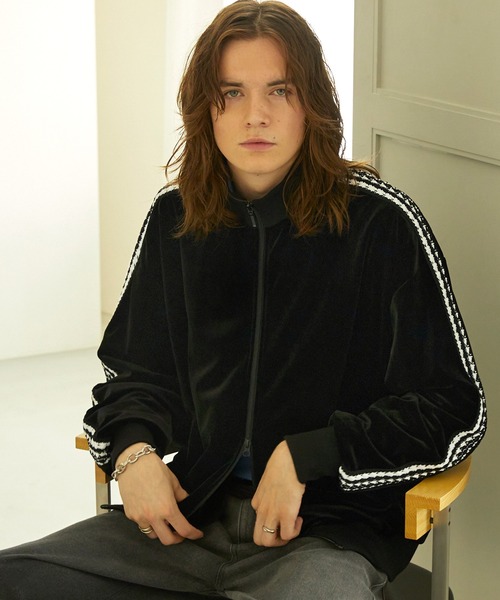 「EMMA CLOTHES」 ジップアップブルゾン L ブラック メンズ_画像3