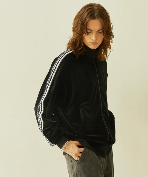 「EMMA CLOTHES」 ジップアップブルゾン L ブラック メンズ_画像6